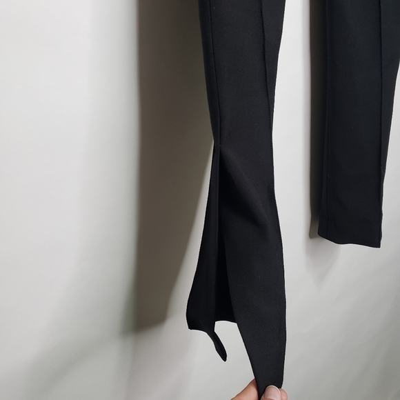 Smythe Stovepipe black wool blend trousers - Picture 3 of 4